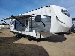 Salvage trucks for sale at Kincheloe, MI auction: 2015 Forest River Salem M-33BHOK