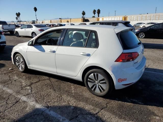 2016 Volkswagen E-GOLF SEL Premium