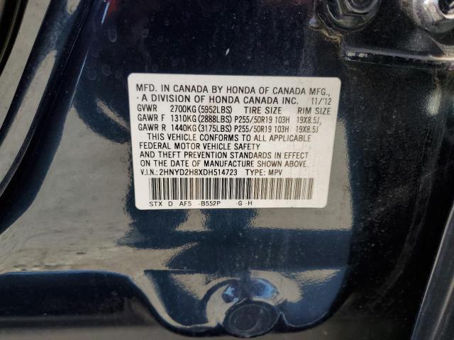 2013 Acura Mdx Advance