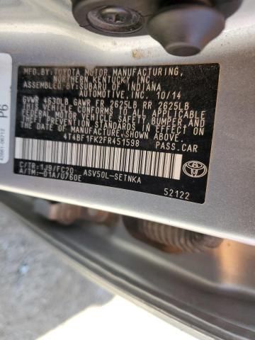 2015 Toyota Camry le