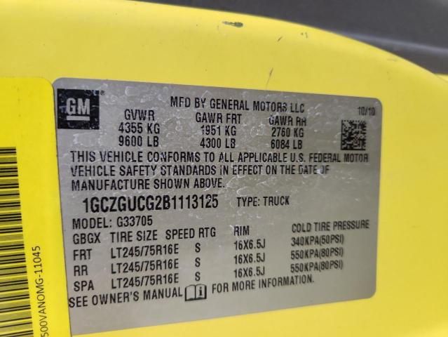 2011 Chevrolet Express G3500