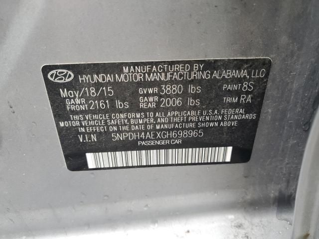 2016 Hyundai Elantra SE