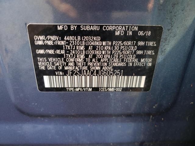 2018 Subaru Forester 2.5I