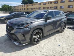 Salvage cars for sale from Copart Clewiston, FL: 2022 Toyota Highlander xse