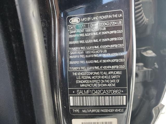 2012 Land Rover Range Rover HSE Luxury