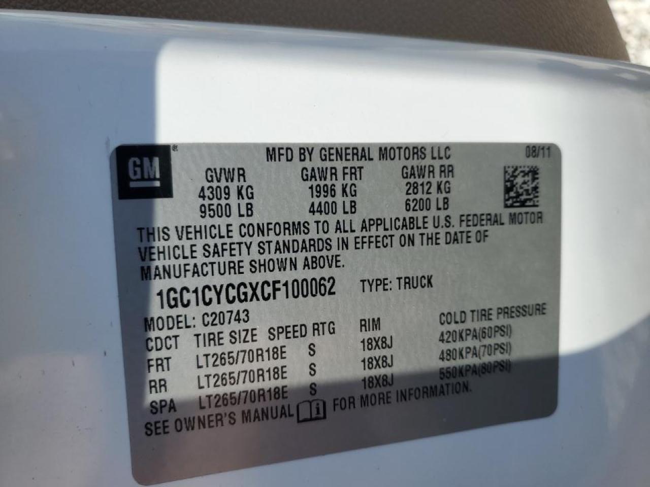 2012 Chevrolet Silverado C2500 Heavy Duty LTZ