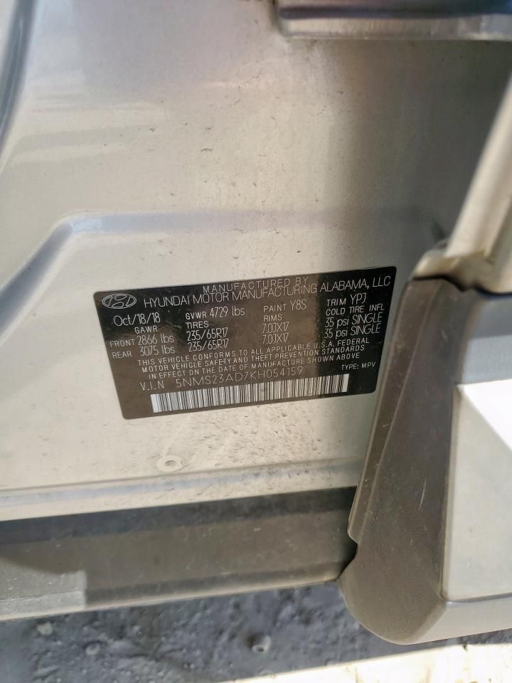 2019 Hyundai Santa fe se