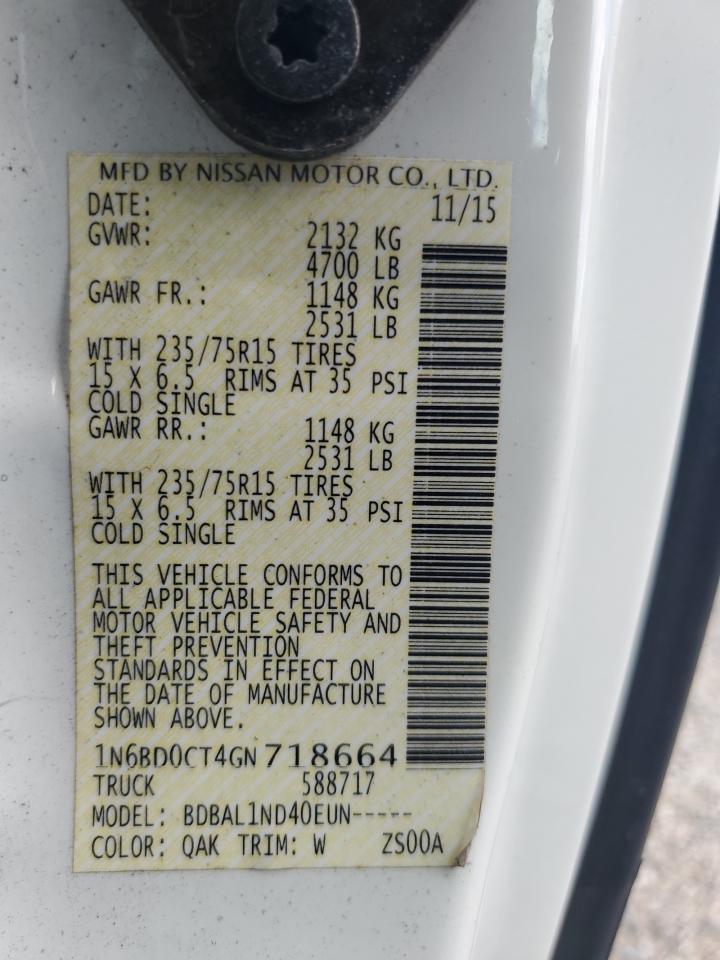 2016 Nissan Frontier S