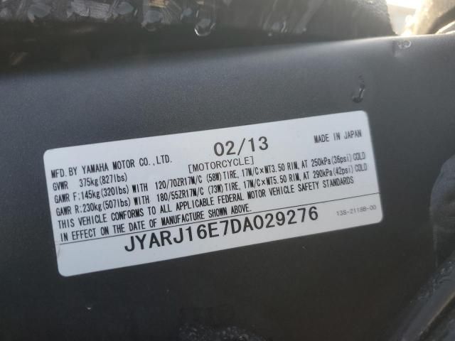 2013 Yamaha 2013 Yama YZF-R6