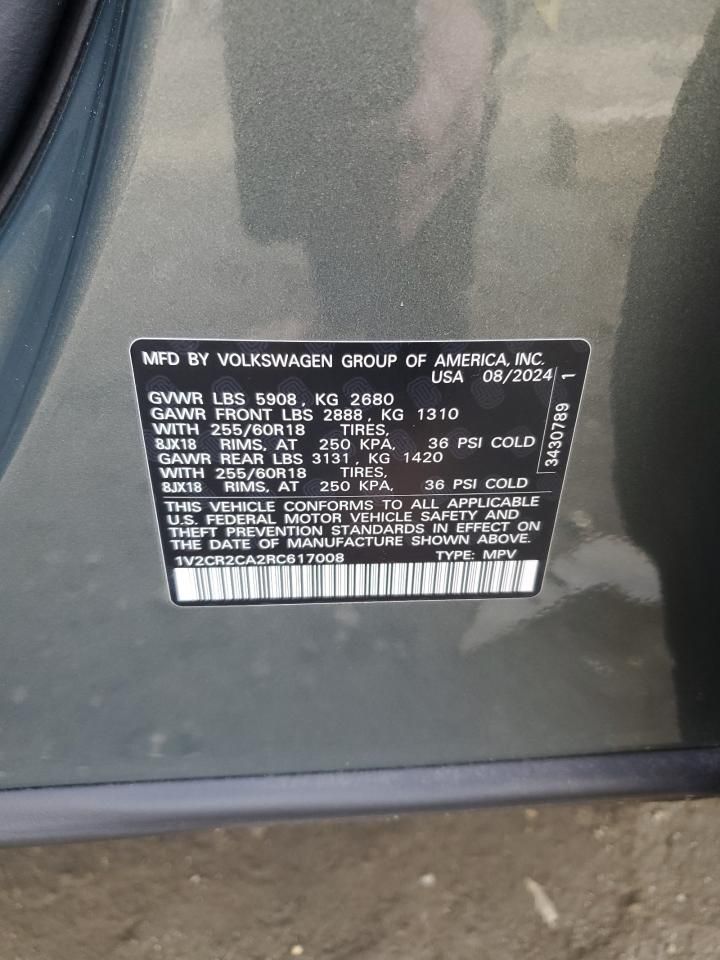 2024 Volkswagen Atlas Peak Edition se