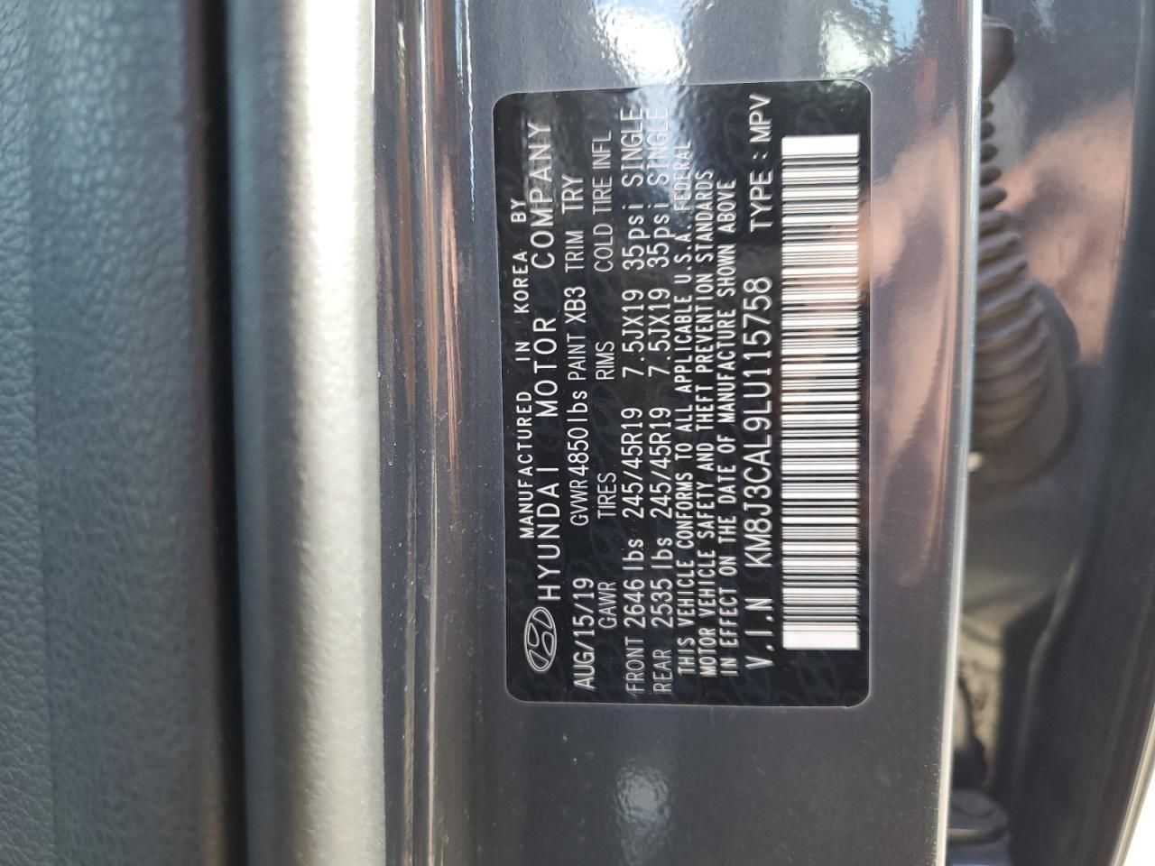 2020 Hyundai Tucson Limited