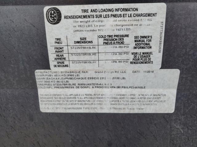 2019 Grand Desi GN Recreational Transcend Camper