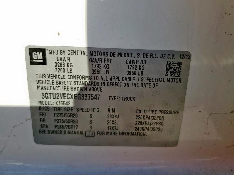 2014 GMC Sierra K1500 SLT