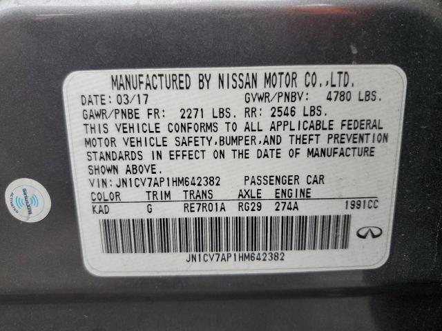 2017 Infiniti Q50 Base