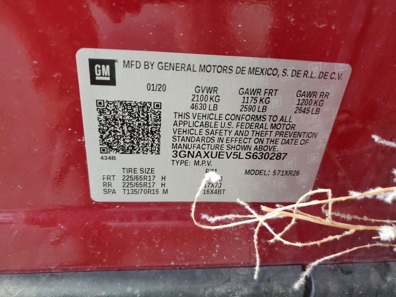 2020 Chevrolet Equinox lt