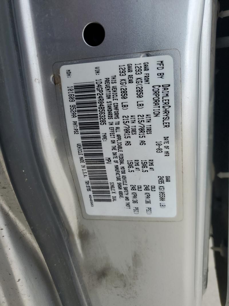 2004 Dodge Grand Caravan se