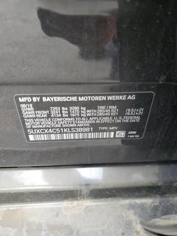 2019 BMW X7 XDRIVE50I