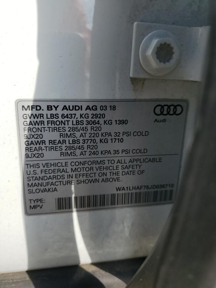 2018 Audi Q7 Premium Plus