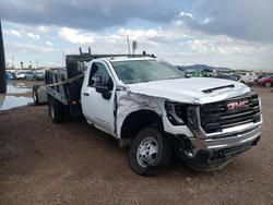 Salvage trucks for sale at Phoenix, AZ auction: 2025 GMC Sierra HD Flatbed Truck