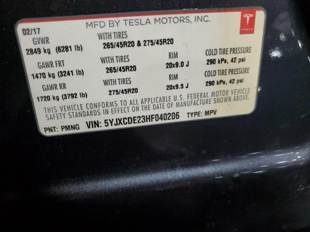2017 Tesla Model x