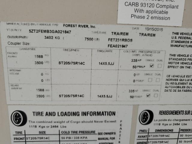 2016 Forest River 2016 Coachmen Freedom-Camper