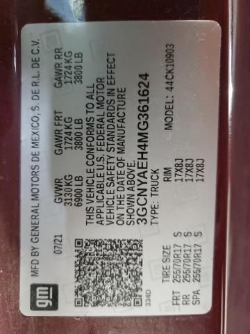 2021 Chevrolet Silverado K1500