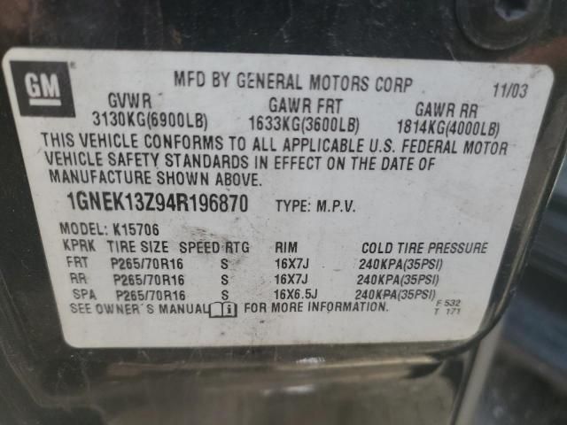 2004 Chevrolet Tahoe K1500