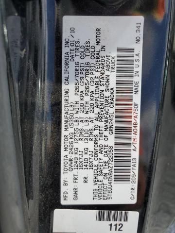 2010 Toyota Tacoma Access Cab