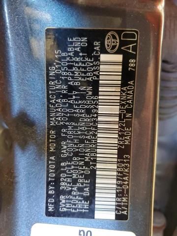 2015 Toyota Corolla l