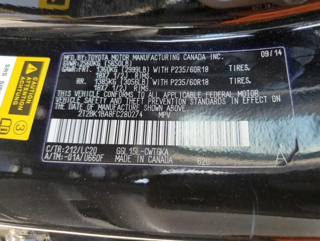 2015 Lexus RX 350 Base