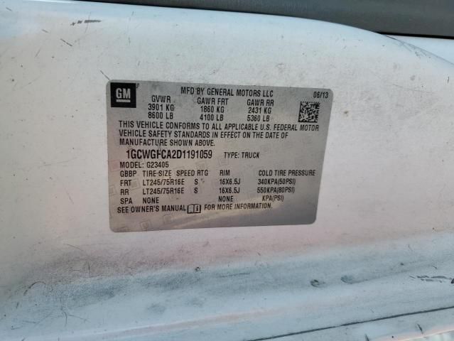 2013 Chevrolet Express G2500