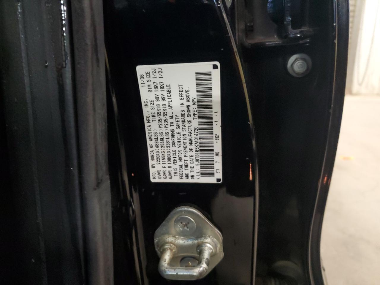 2007 Acura Rdx Technology