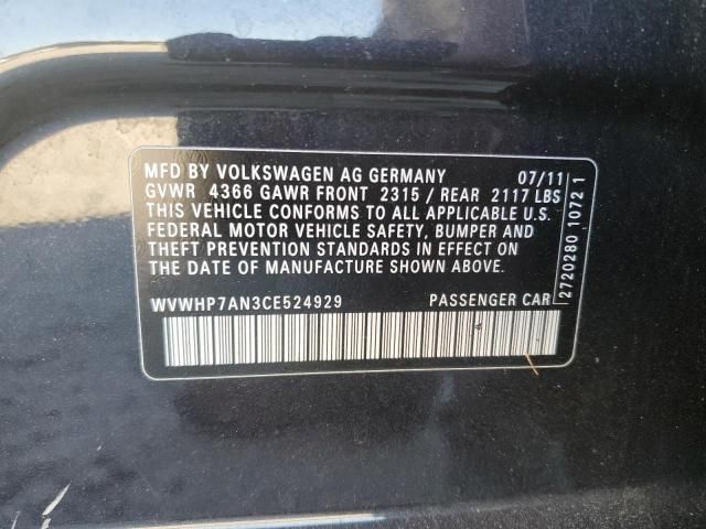 2012 Volkswagen CC Luxury