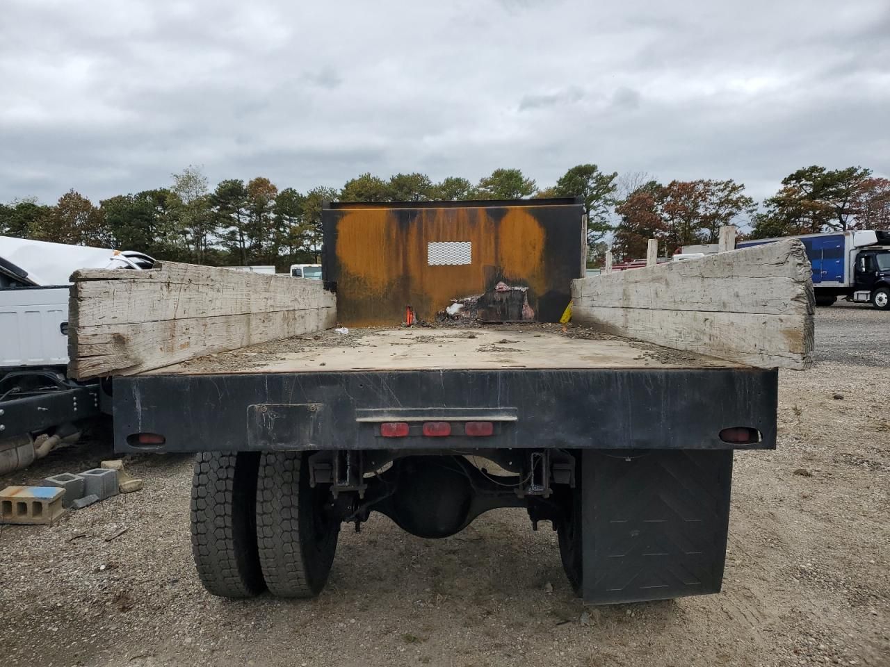 1996 Ford F800 Dump Flatbed Truck
