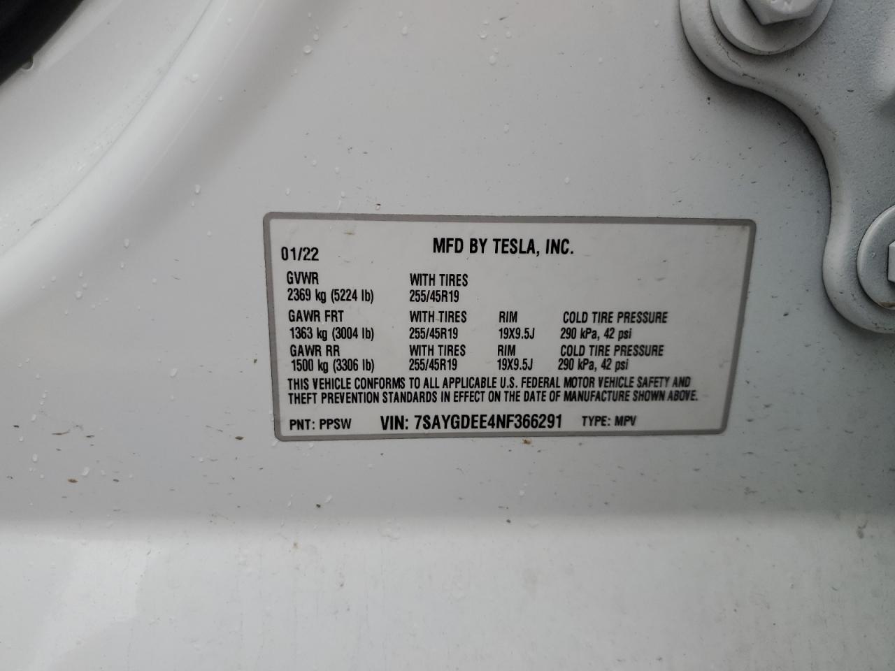 2022 Tesla Model y