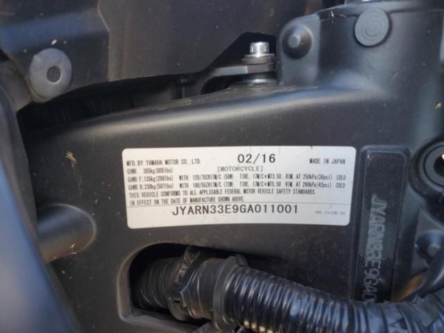 2016 Yamaha FZ09