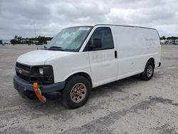 Salvage trucks for sale at Jacksonville, FL auction: 2014 Chevrolet Express G1500