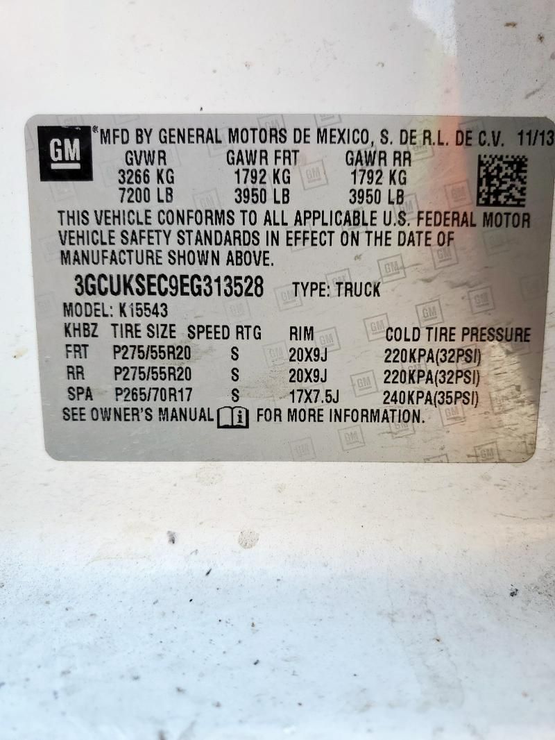2014 Chevrolet Silverado K1500 LTZ
