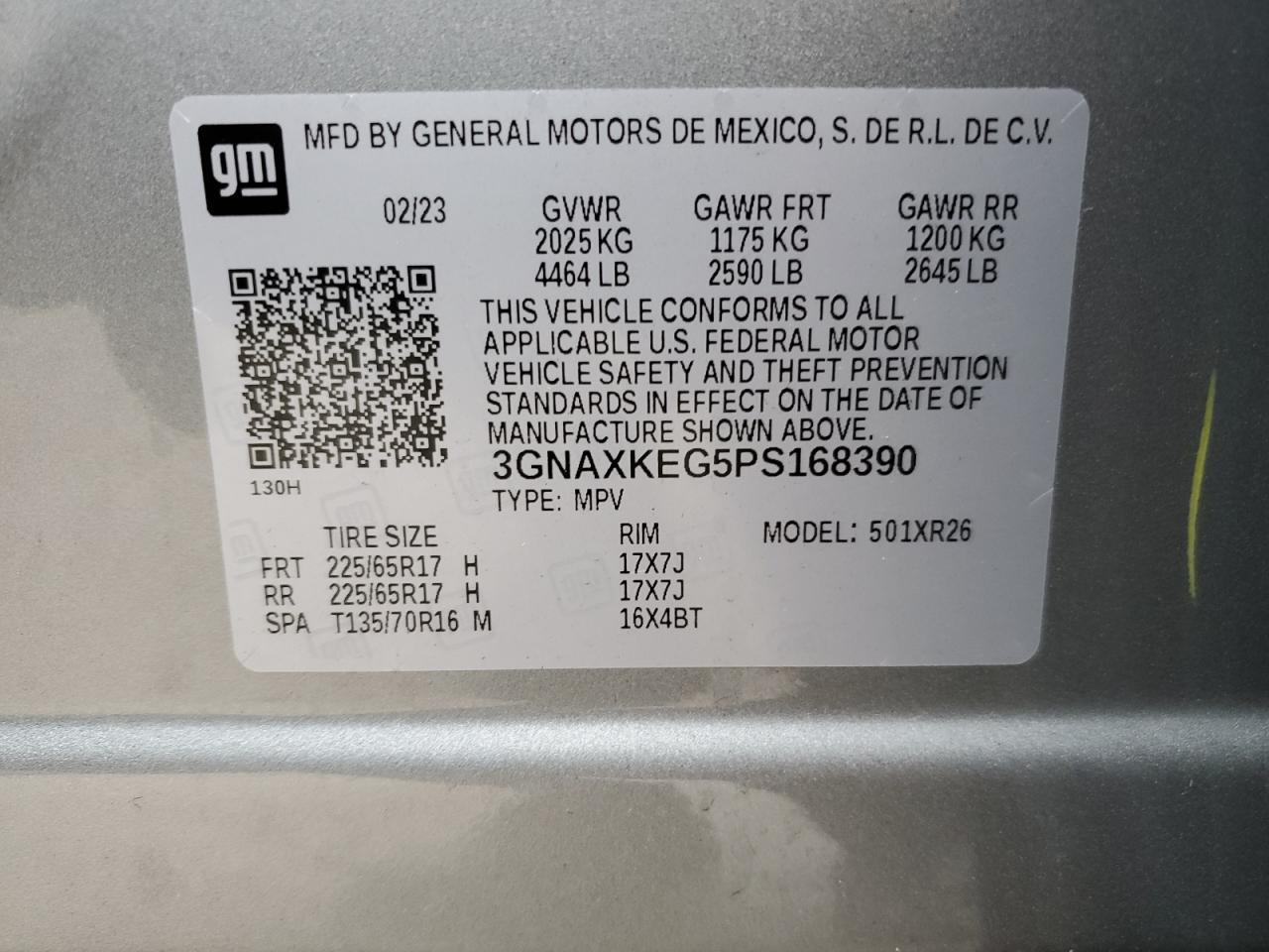 2023 Chevrolet Equinox lt