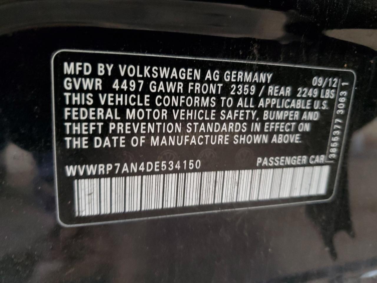 2013 Volkswagen Cc Luxury