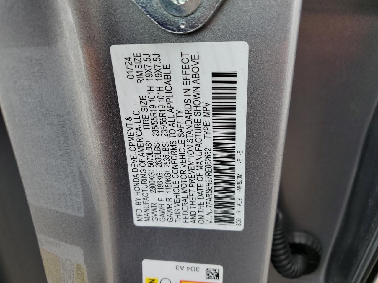 2024 Honda Cr-v Sport Touring