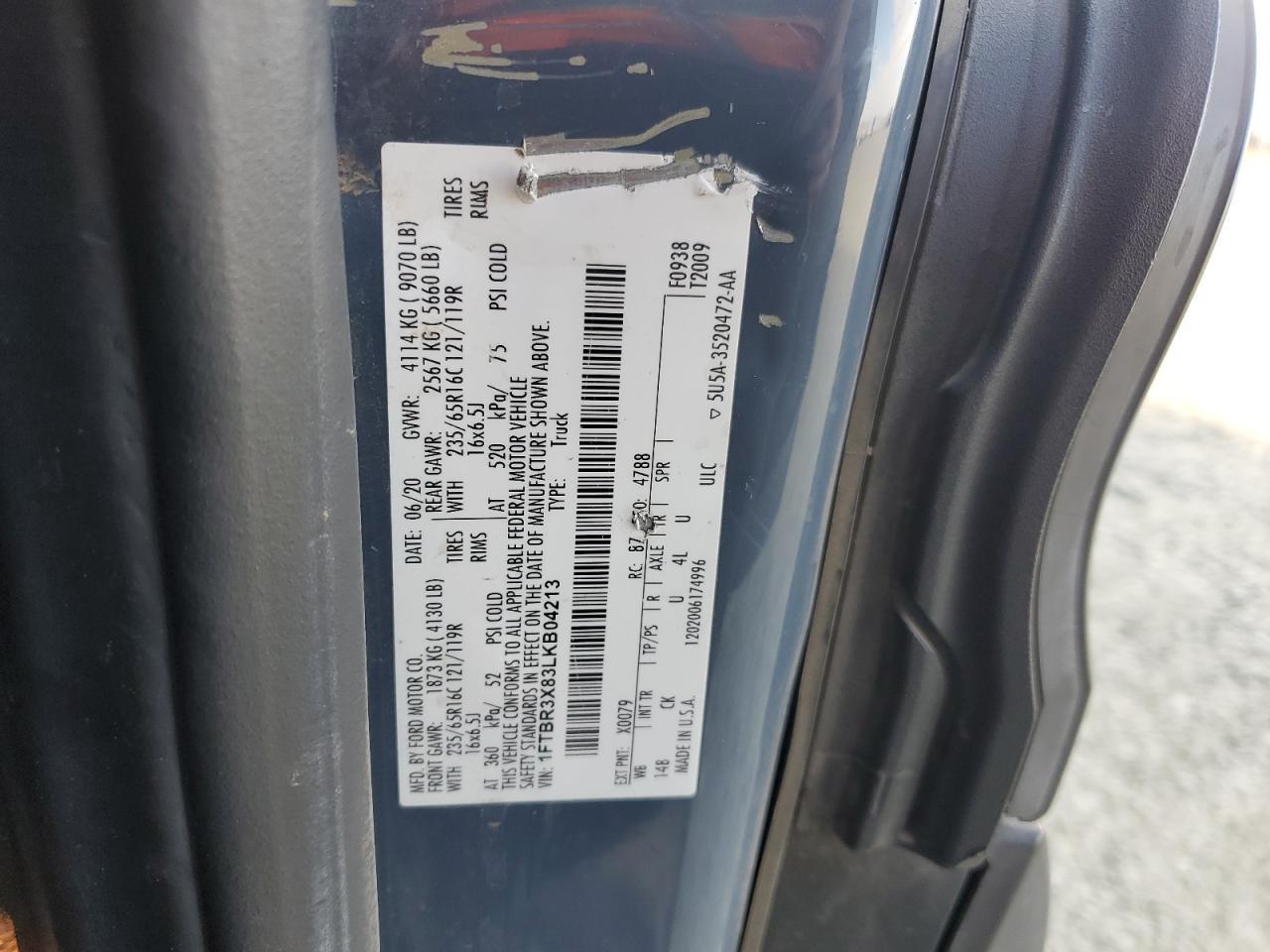 2020 Ford Transit Delivery Van