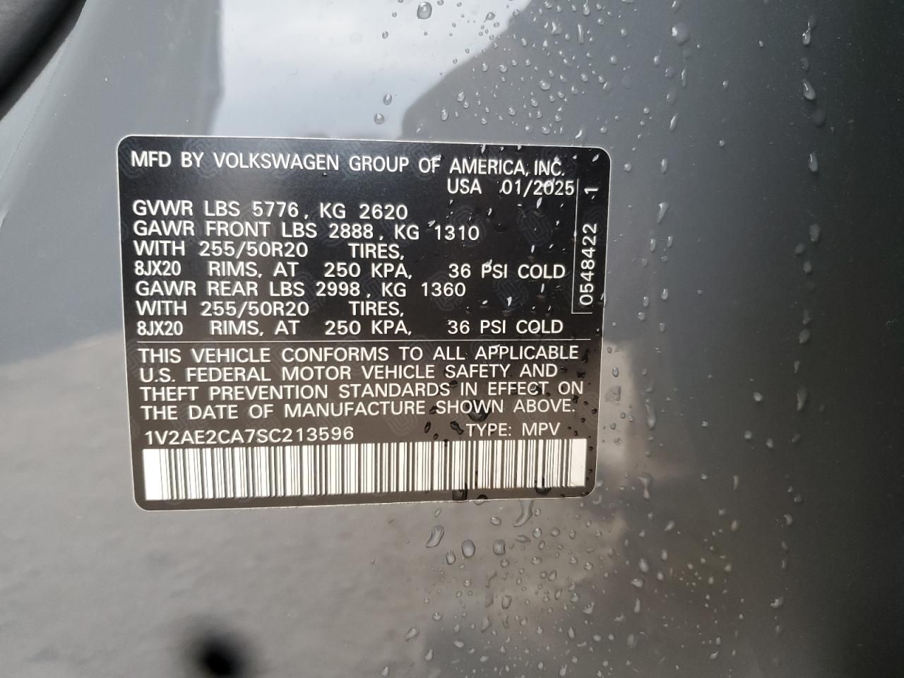 2025 Volkswagen Atlas Cross Sport sel R-line