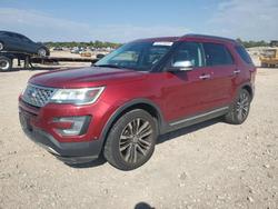 Salvage cars for sale from Copart Oklahoma City, OK: 2016 Ford Explorer Platinum