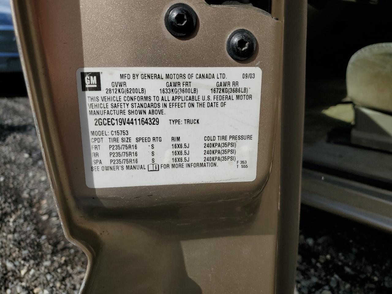 2004 Chevrolet Silverado C1500