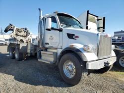 Salvage cars for sale from Copart Sacramento, CA: 2022 Peterbilt 567 Ready MIX Truck