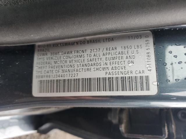 2004 Volkswagen Golf GL TDI
