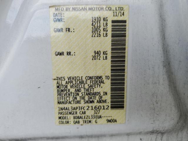2015 Nissan Altima 2.5