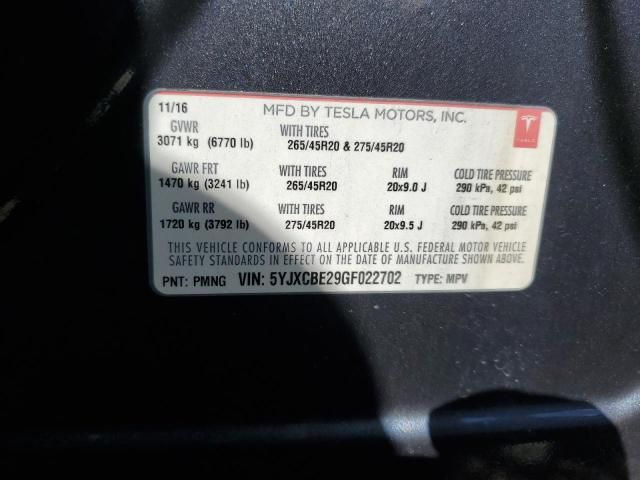 2016 Tesla Model X