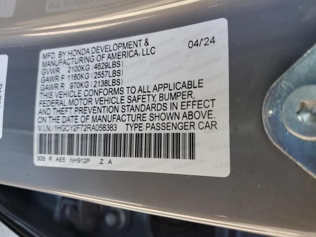 2024 Honda Accord Hybrid Sport-l